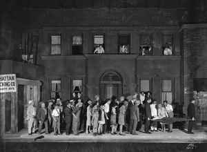 《거리의 정경》(1929)의 오리지널 브로드웨이 프로덕션
