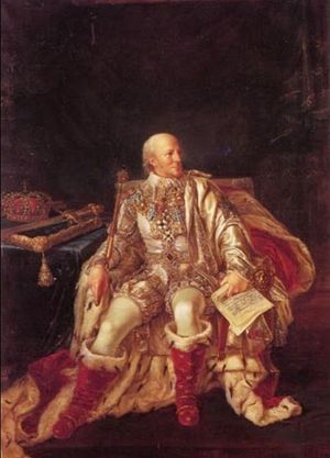 노년의 칼 13세 국왕