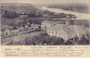 할리치의 모습을 담은 구 오스트리아 엽서.