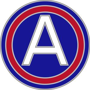 미국 중부 육군(United States Army Central)의 전투 지원 식별 배지