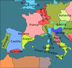 1470년의 서유럽