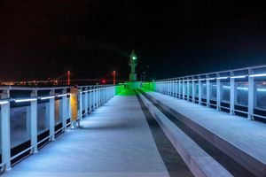 문화의거리 끝에 자리한 등대