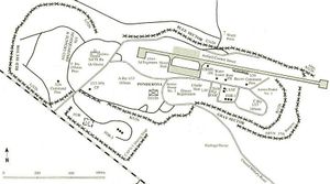 케산 전투 기지 다이어그램