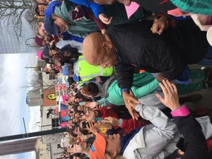 존 루이스가 애틀랜타 여성 행진에 참여함