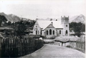 감리교 선교사 아펜젤러가 세운 정동교회 초기 모습.