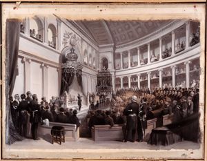 즉위식에서의 레오폴 2세