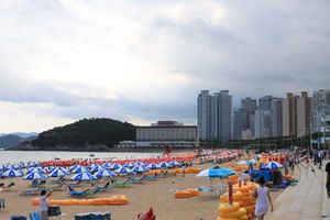 부산의 해운대해수욕장