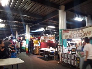 뉴질랜드 오클랜드 글렌필드의 야시장