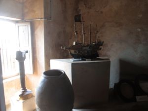 포트 단스보르 요새 내부 박물관에 전시된 골동품