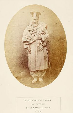 신드 출신의 시아파 무슬림 타타의 사이드 사비르 알리 샤