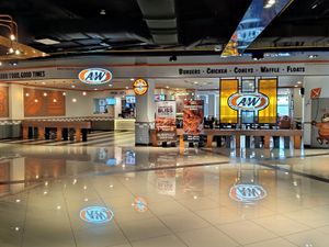 말레이시아 쿠알라룸푸르 에코체라스 몰의 A&W 레스토랑