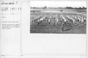 멀미 방지 체조를 하는 조종사 훈련생(1918년)