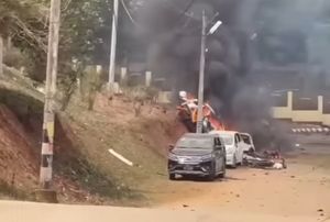 불타는 차량, 2023년 4월 라쇼