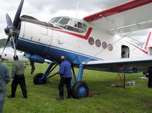 개인 소유의 An-2TP 근접 촬영