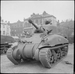 영국군에 인도된 최초의 셔먼