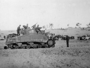 호레브 작전 중 이스라엘 육군 셔먼 전차, 1948년