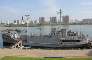 납치 후 북한에 전시된 USS 푸에블로