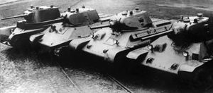 BT-7, A-20, T-34 (1940년형), T-34 (1941년형)