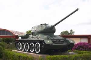 쿠바, 히론 박물관의 T-34-85 전차