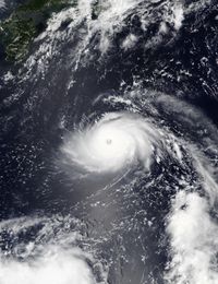 흡수 전 태풍 힌남노 (8월 30일)