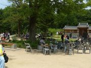 동구릉 재실 앞마당