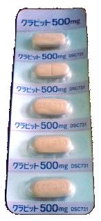 레보플록사신 제제 크라빗® 500 ㎎정