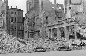 1945년 작센의 독일 도시 전쟁 피해