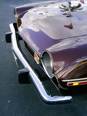 AMC Matador coupe의 시속 5마일의 충격 흡수 범퍼