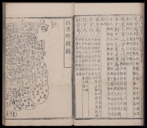 서한군국도의 낙랑군, 현도군, 요동군 위치