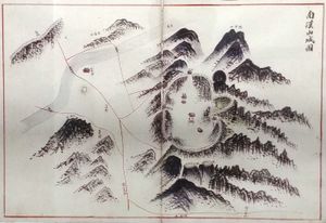 동국여도(19세기 초)의 남한산성도(경기도박물관 소장)