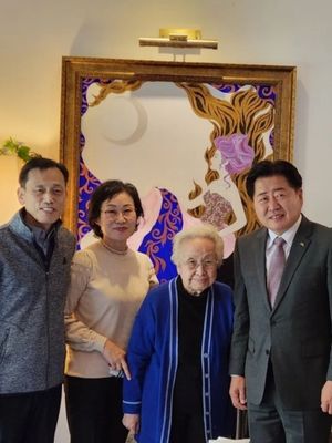 오영훈 제주도지사와 대한황실후손