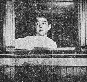 남대문 정거장에서 일본 유학길에 오르는 이우 (1922년 7월 5일)