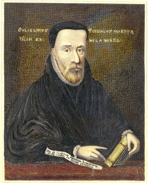 윌리엄 틴들(William Tyndale, 1836)의 초상화