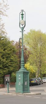 1895 램프 표준. 마운트 파크 로드