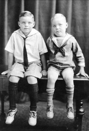 루 (왼쪽)와 빌 해리슨