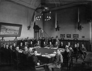 1926년 로카르노에서 열린 국제 에스페란토 지도자 회의 (로카르노 조약 몇 달 후)