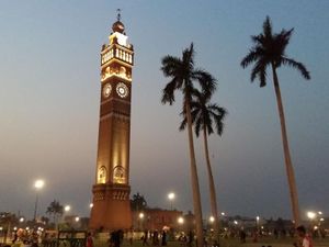 인도에서 가장 높은 시계탑인 간타 가르