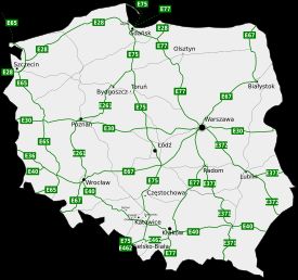 폴란드의 E-도로망