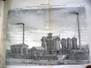 1889년에 묘사된 드니프로 제철소(현재 드니프로 제철소)