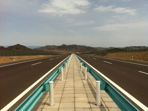 신장 위구르 자치구의 G30 롄윈강-호르고스 고속도로