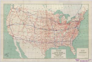 1938년 FDR의 손으로 그린 지도