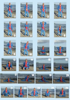 선도 첫 번째 수련 동작