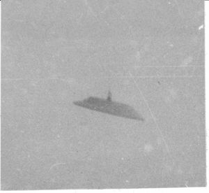 1950년의 두 번째 맥민빌 UFO 사진 확대