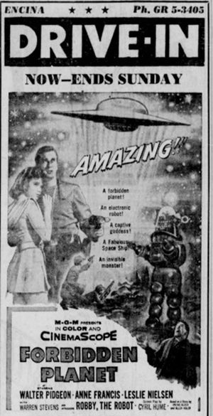 드라이브인 광고, 1956년