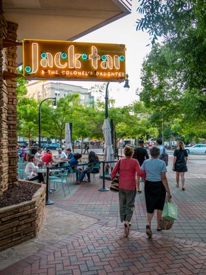 더럼 시내의 한 레스토랑