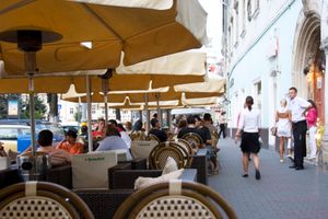 운이리 광장의 산책로 지역, 과거 매점꾼들이 거래를 하던 곳