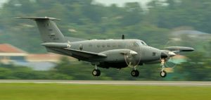 말레이시아 공군이 해상 초계기로 운용하는 B200T 변형