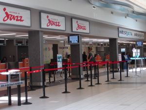 에어 캐나다와 웨스트젯 체크인