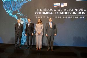 2021년 10월 미국-콜롬비아 고위급 대화에 참석한 골드버그