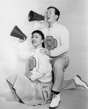 팻 스즈키}}와 함께. 1959년.